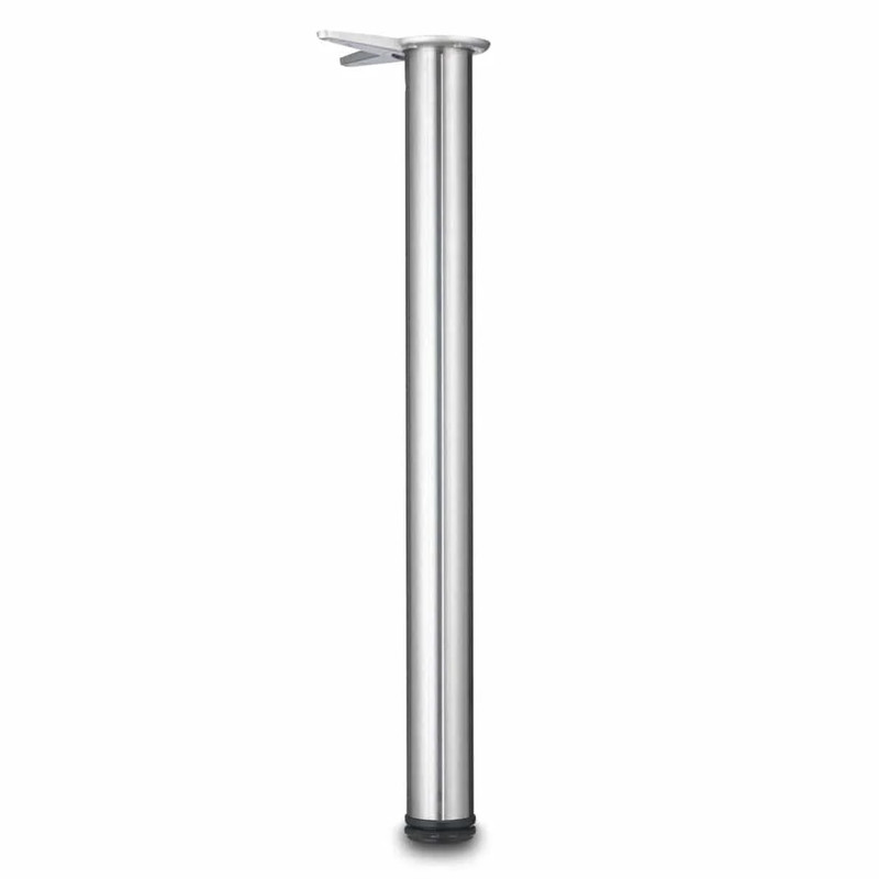 27-1/2" (700 mm) Adjustable Table Leg Stainless Steel Pack of 4